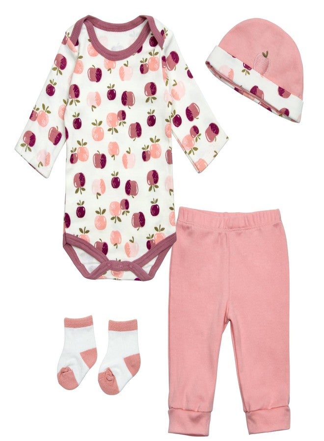 Pedolltree Reborn Baby Doll Clothes Girl Outfit Accessories for 17-22 Inch Reborn Dolls Baby Girl Doll Clothes 4pcs Set - Image 2